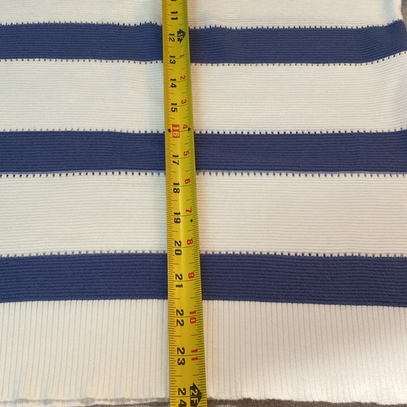 Hilary Radley - striped knit sweater. Size M - Picture 10 of 11